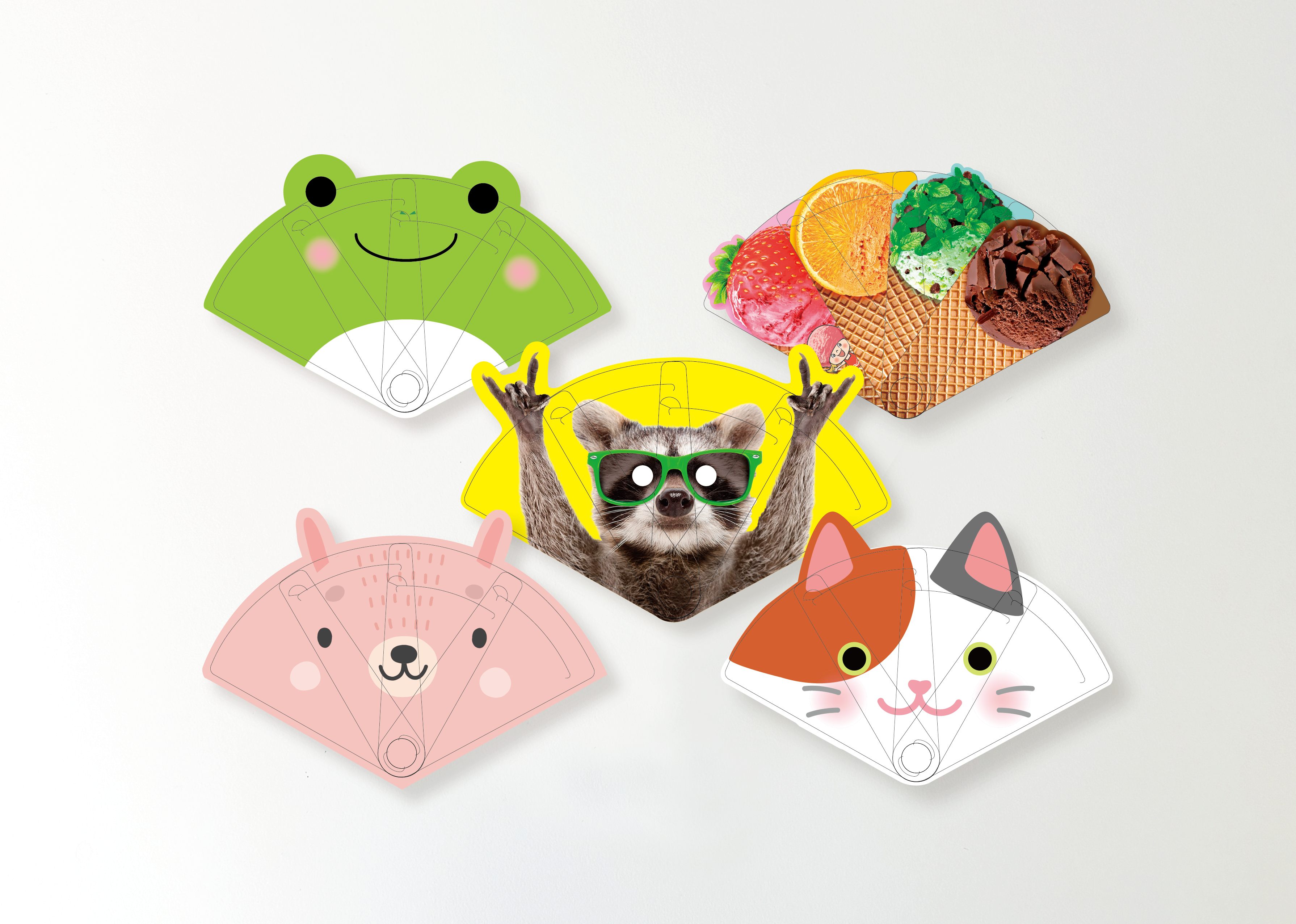 ペーパー扇子（変形）