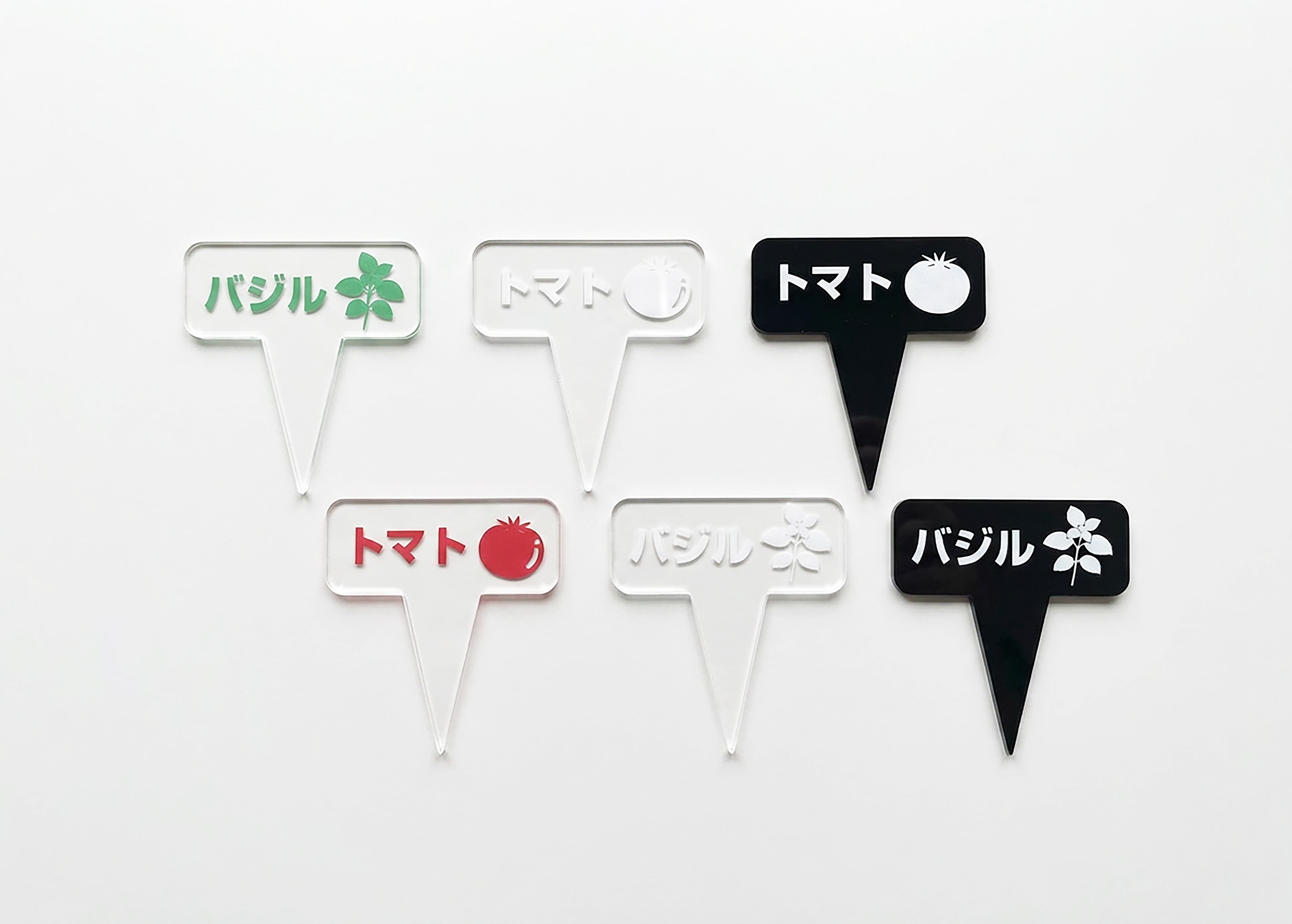 アクリル園芸用プレート（吹き出し型）